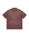 Washed Polo Shirt - Burgundy - thisisneverthat