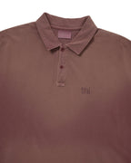 Washed Polo Shirt - Burgundy - thisisneverthat