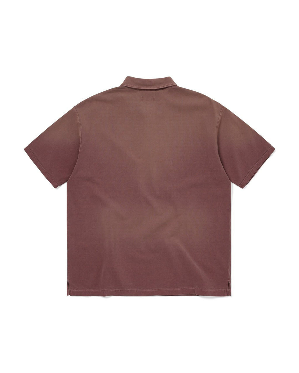 Washed Polo Shirt - Burgundy - thisisneverthat