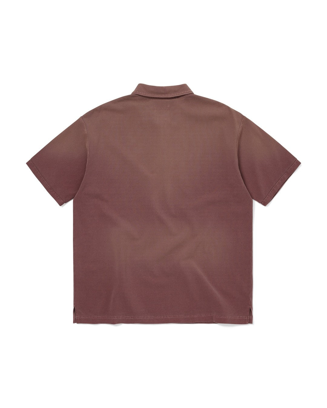 Washed Polo Shirt - Burgundy - thisisneverthat