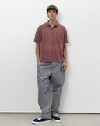 Washed Polo Shirt - Burgundy - thisisneverthat