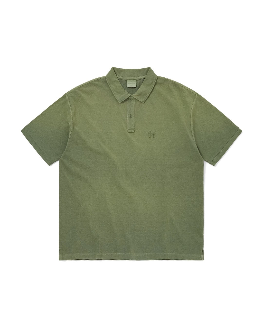 Washed Polo Shirt - Olive - thisisneverthat