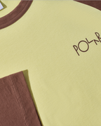 Three Quarter Sleeve Tee - Cinnamon/Light Yellow 3