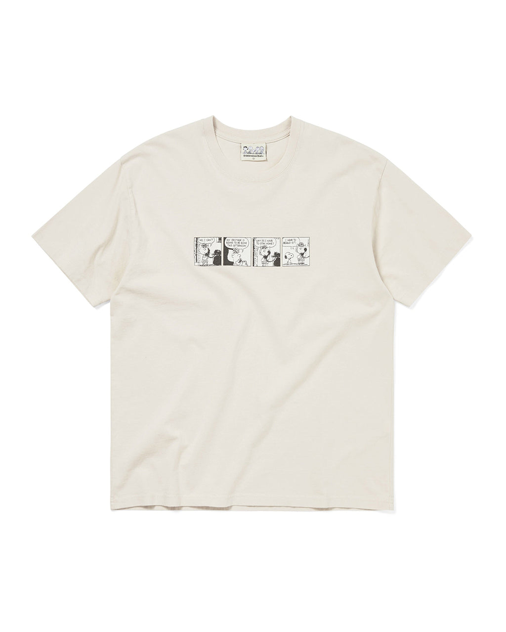TNT Peanuts Comic Strip Tee - Natural - thisisneverthat