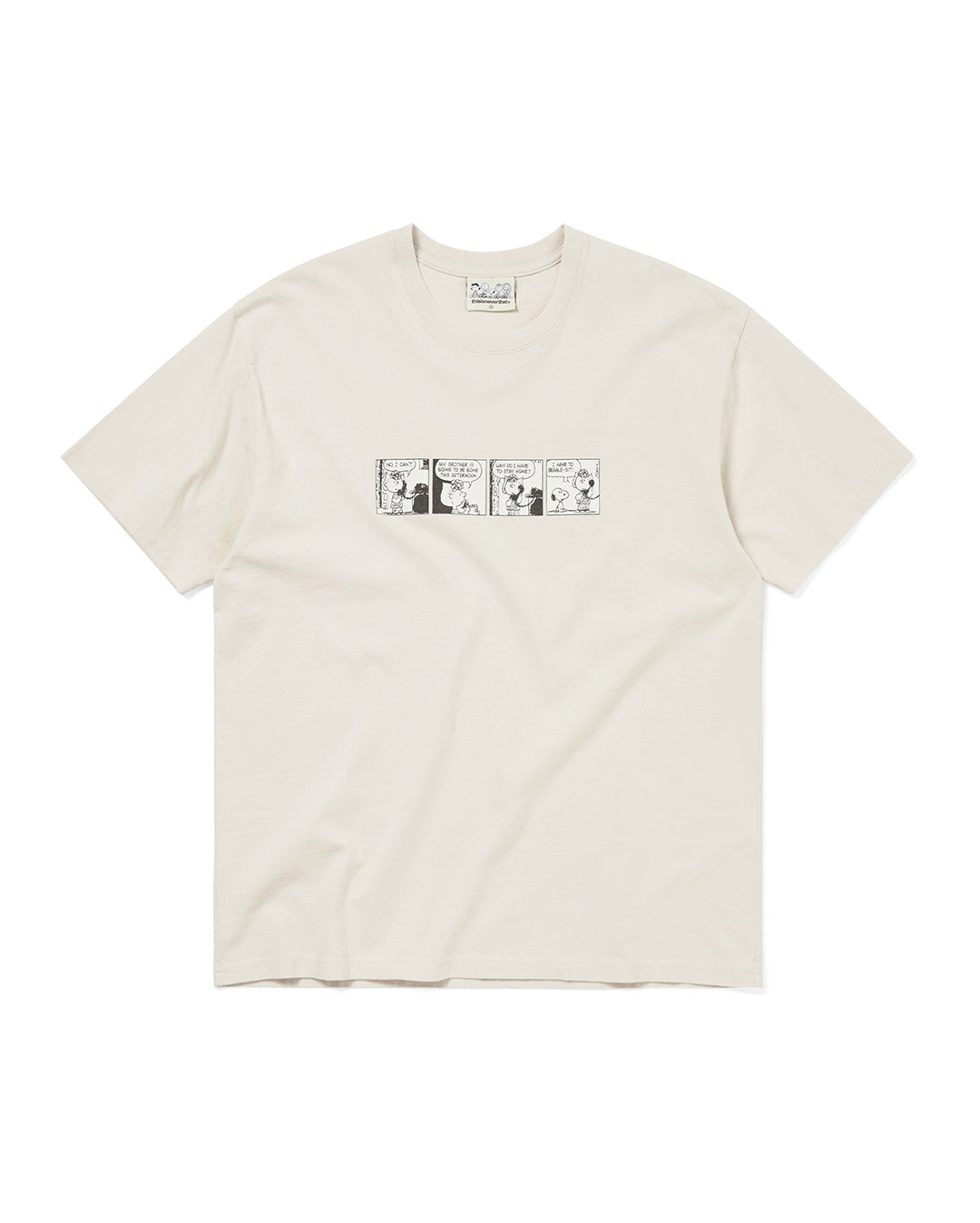 TNT Peanuts Comic Strip Tee - Natural - thisisneverthat