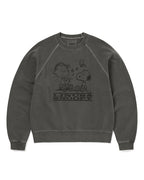 TNT Peanuts Faded Crewneck - Charcoal - thisisneverthat