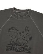TNT Peanuts Faded Crewneck - Charcoal - thisisneverthat