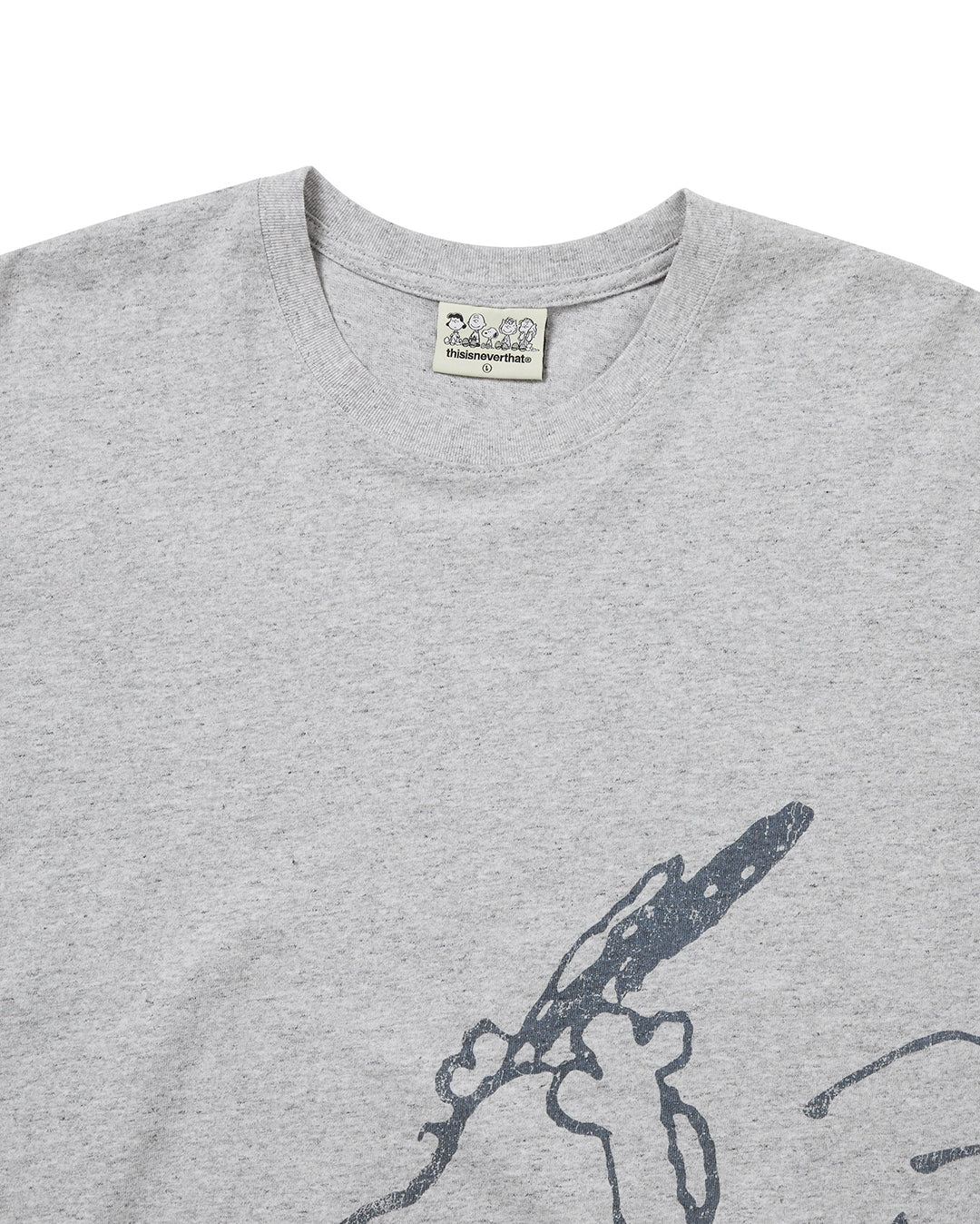 TNT Peanuts Jumping Tee - Heather Grey - thisisneverthat