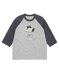 TNT Peanuts Raglan Tee - Heather Grey - thisisneverthat