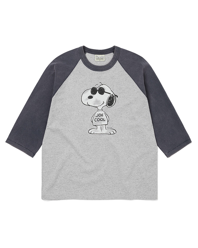TNT Peanuts Raglan Tee - Heather Grey - thisisneverthat