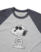 TNT Peanuts Raglan Tee - Heather Grey - thisisneverthat
