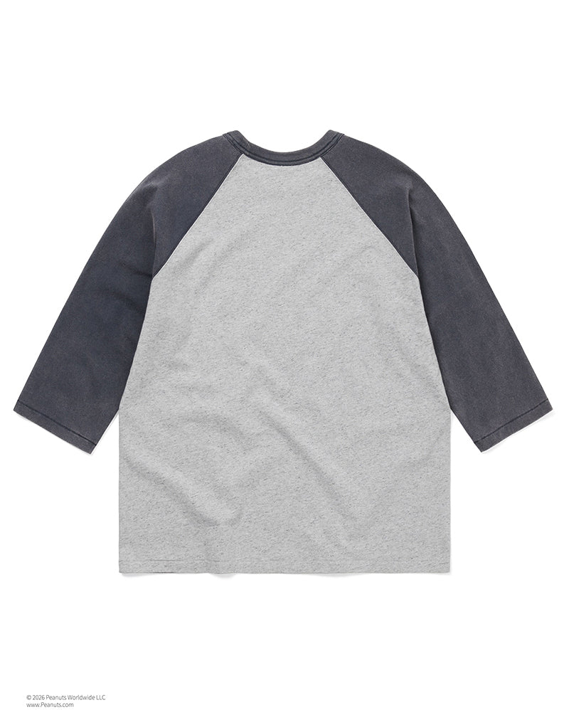 TNT Peanuts Raglan Tee - Heather Grey - thisisneverthat