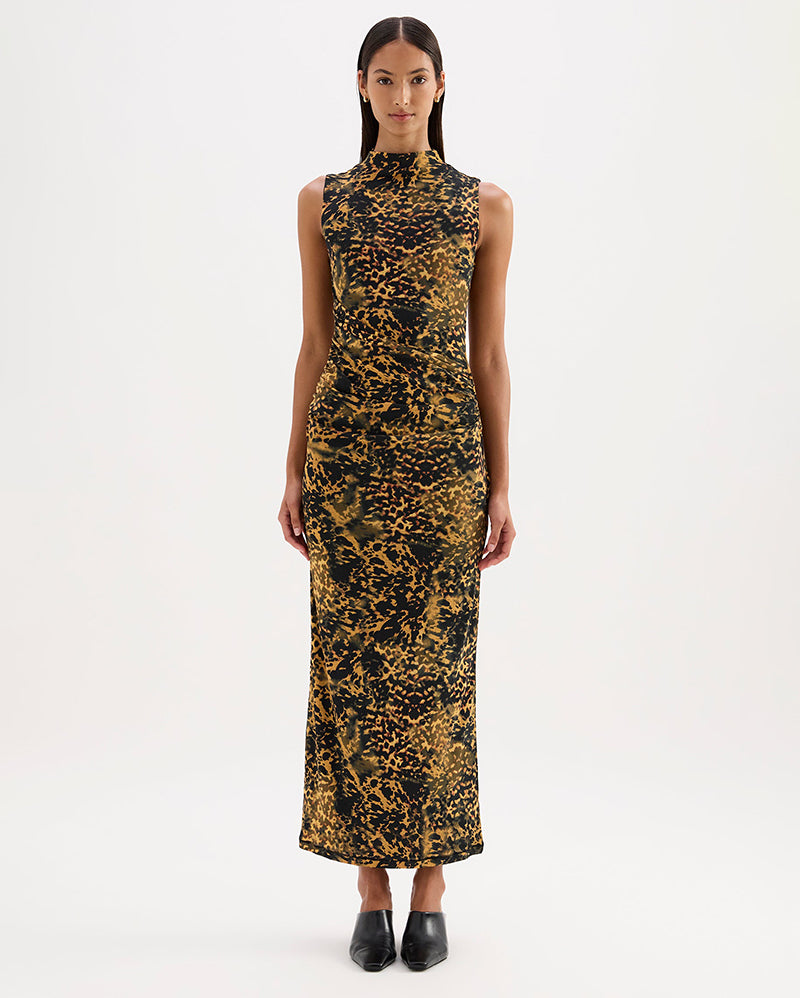 Tora Mesh Dress - Tora - Nude Lucy