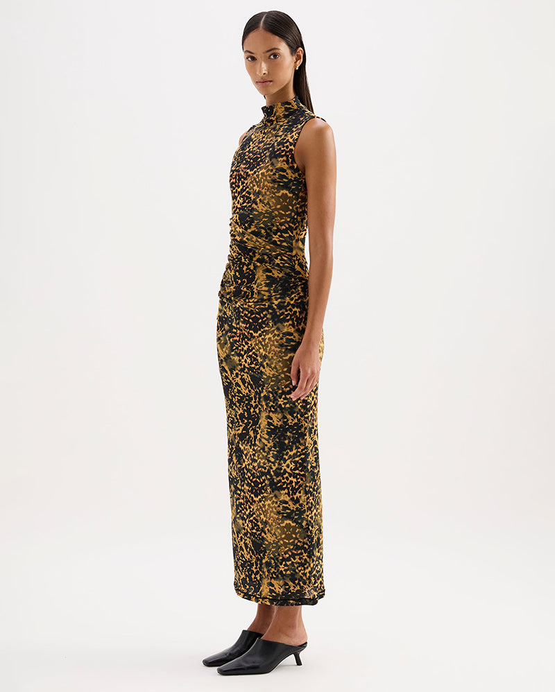 Tora Mesh Dress - Tora - Nude Lucy