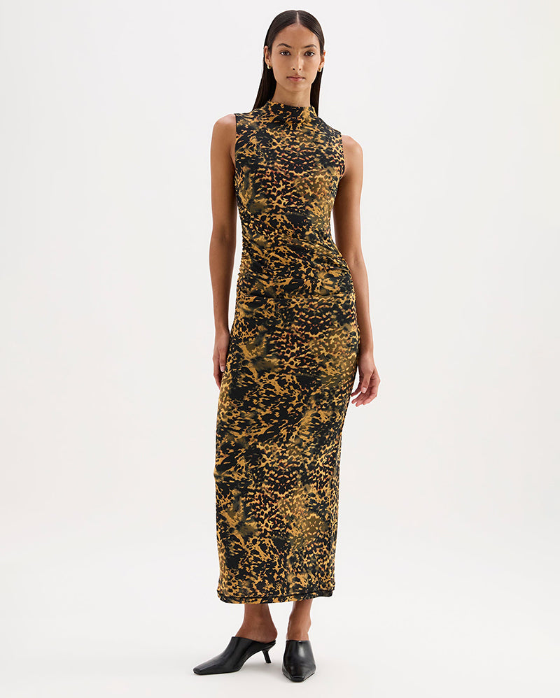 Tora Mesh Dress - Tora - Nude Lucy