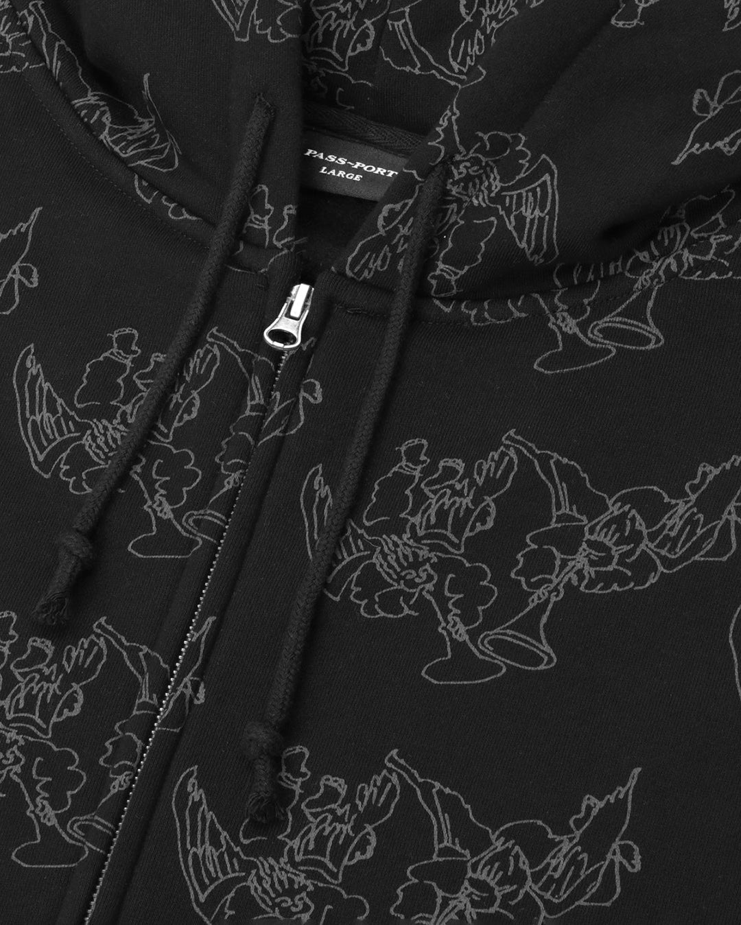 Trumpets Zip Hood - Black - Pass-Port