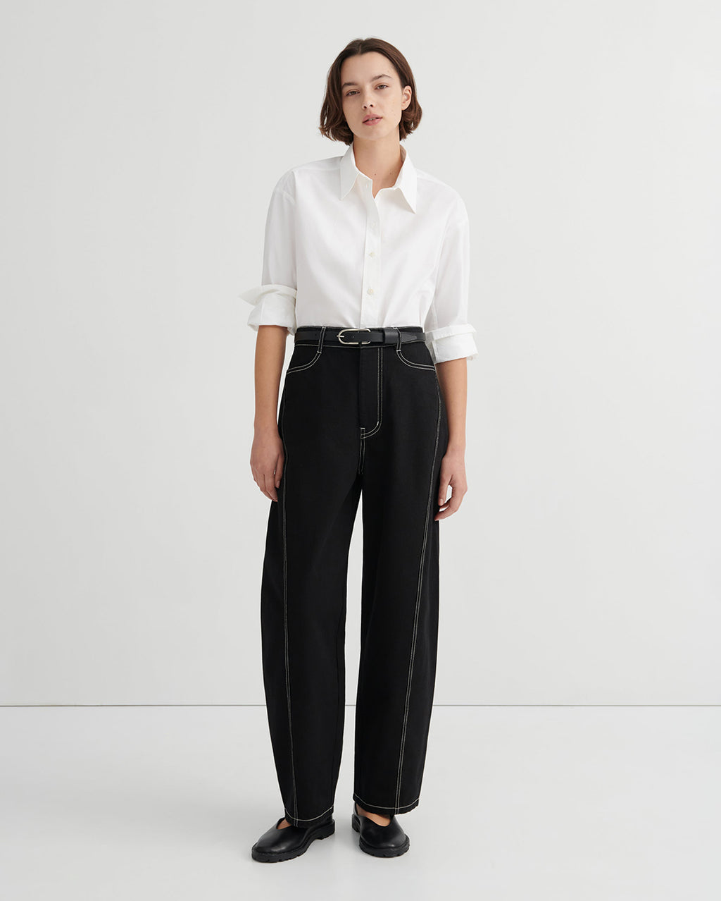 Twist Jeans - Black Denim - Kowtow