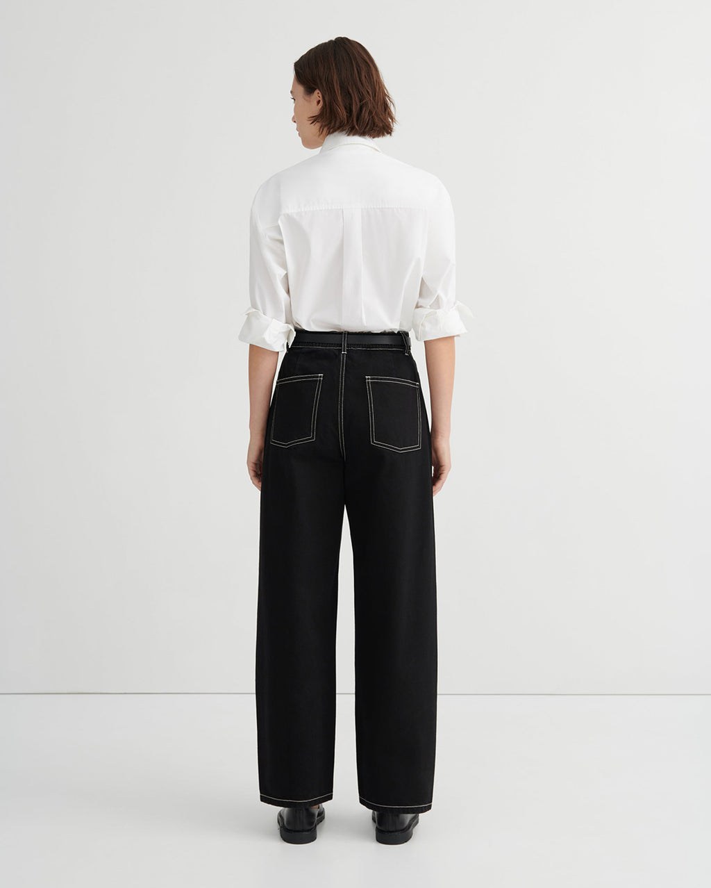 Twist Jeans - Black Denim - Kowtow