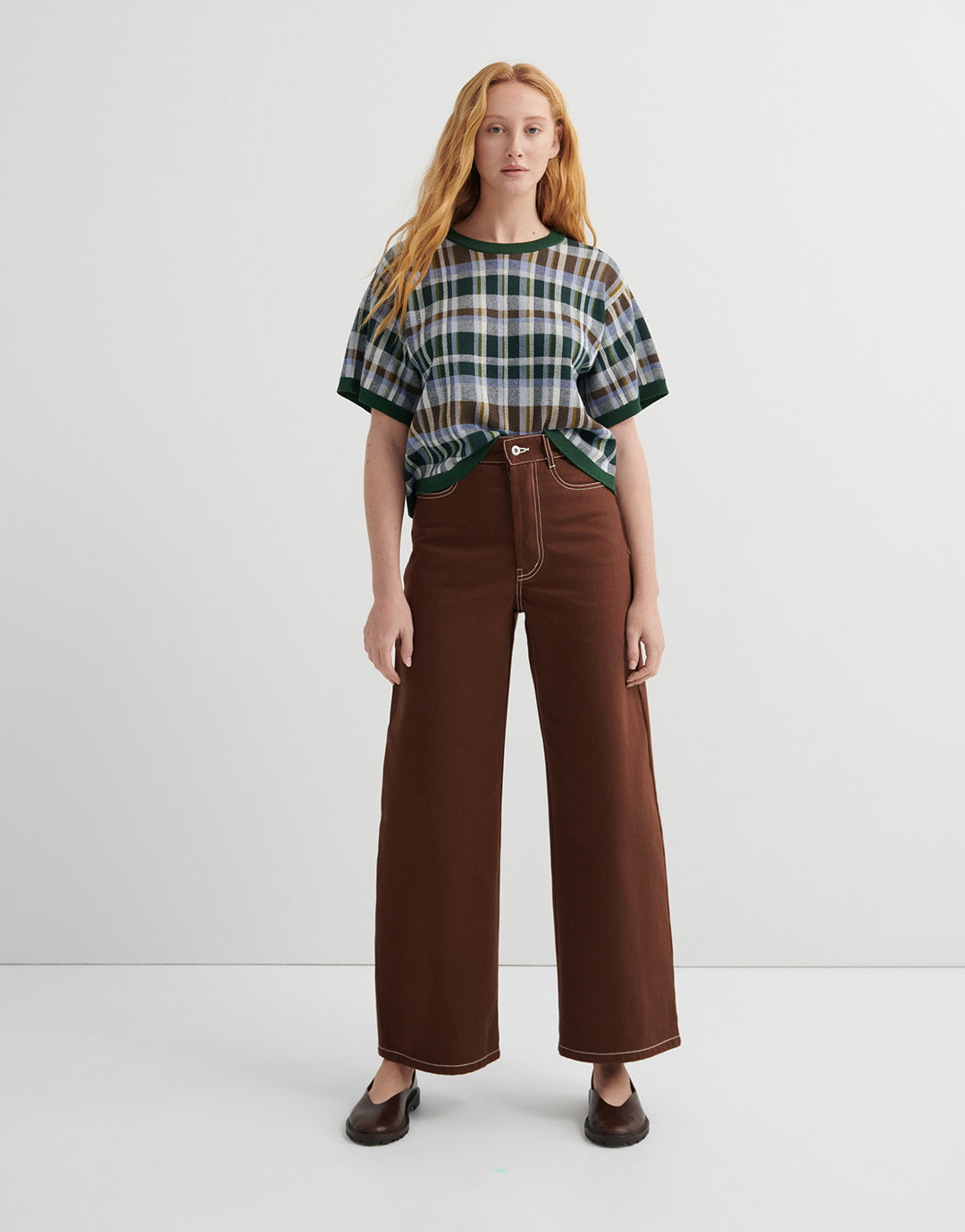 Unity Jeans - Brown Denim by Kowtow