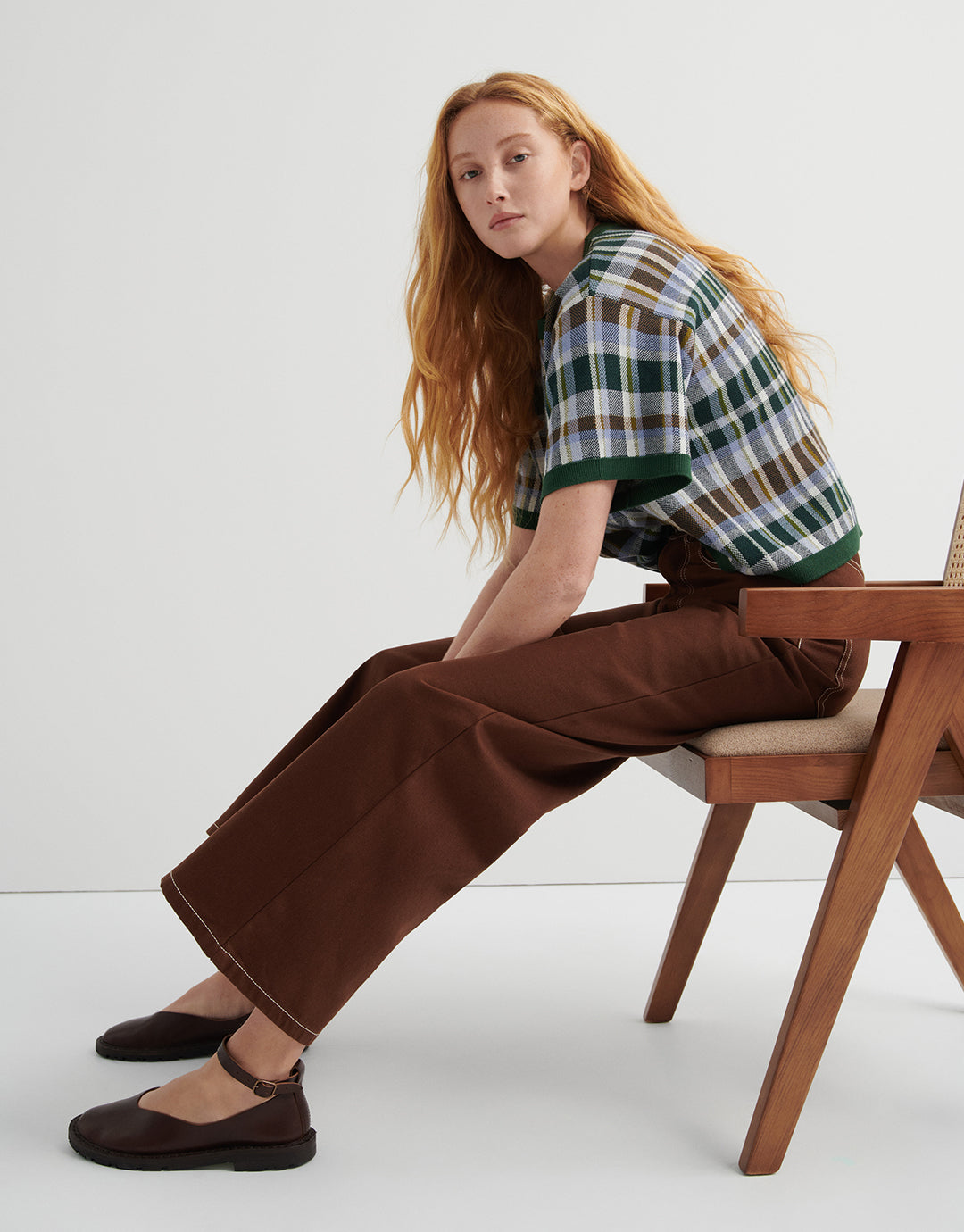 Unity Jeans - Brown Denim by Kowtow - view 2