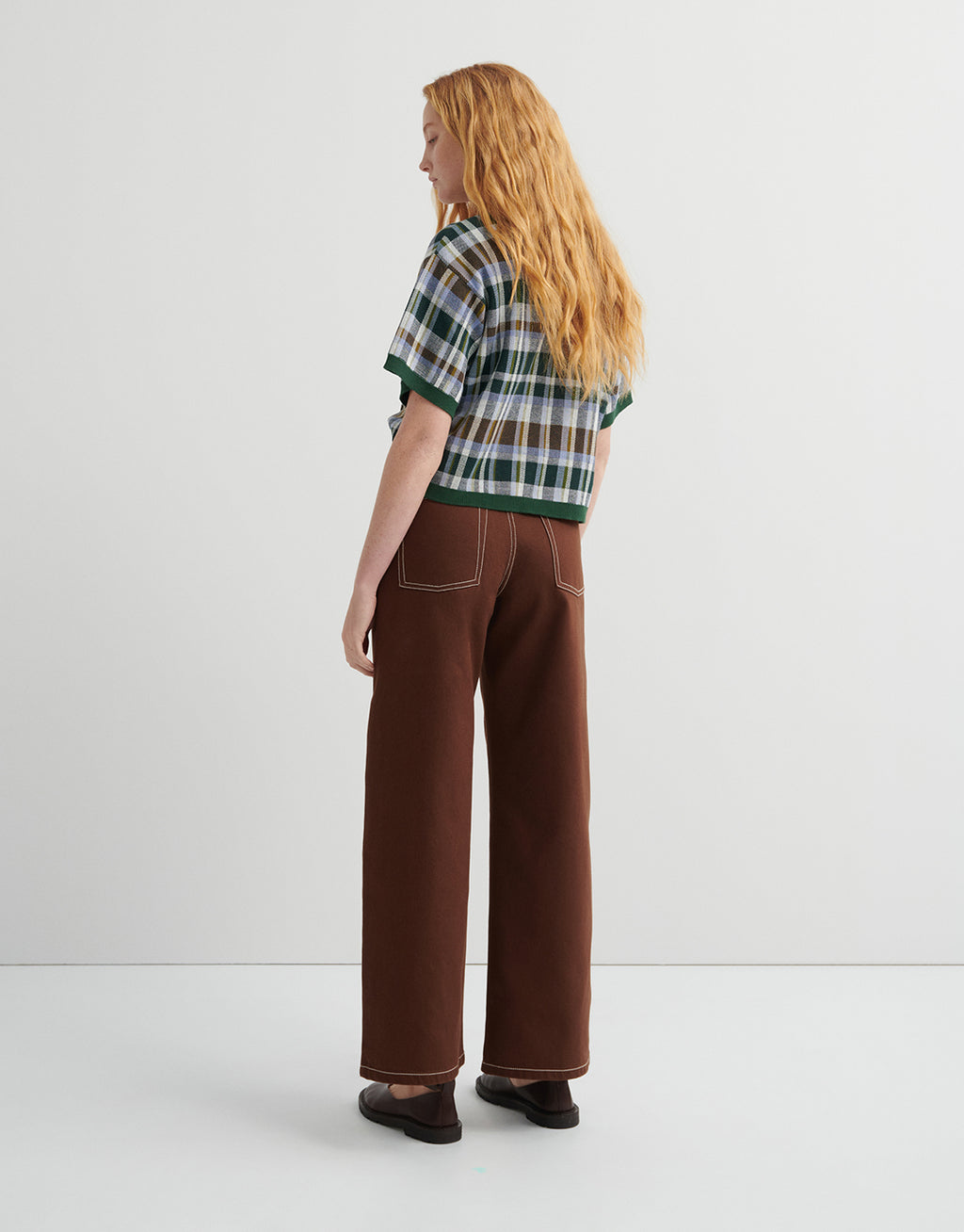 Unity Jeans - Brown Denim by Kowtow - view 3
