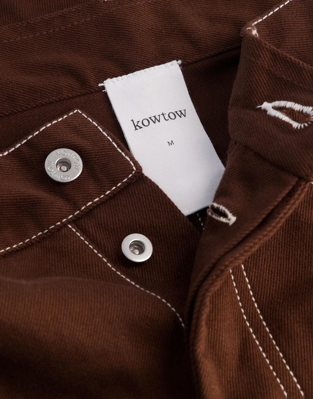 Unity Jeans - Brown Denim by Kowtow - view 9