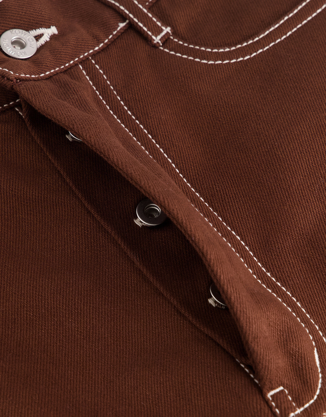 Unity Jeans - Brown Denim by Kowtow - view 8
