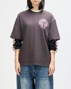 Upstairs Os Tee - Anthracite Grey - Deus Ex Machina