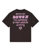 Upstairs Os Tee - Anthracite Grey - Deus Ex Machina