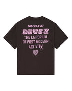Upstairs Os Tee - Anthracite Grey - Deus Ex Machina