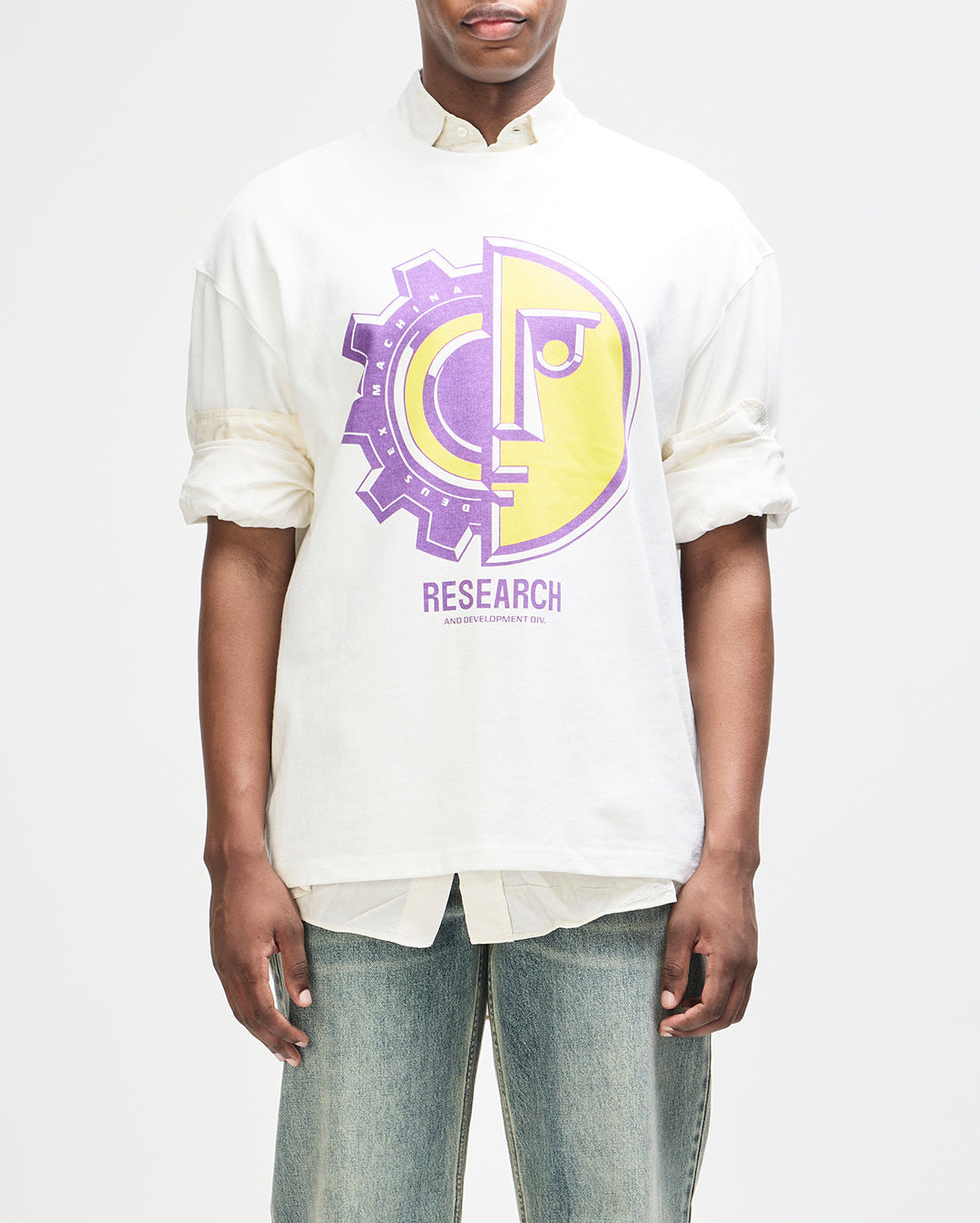 Utility Os Tee - Vintage White - Deus Ex Machina
