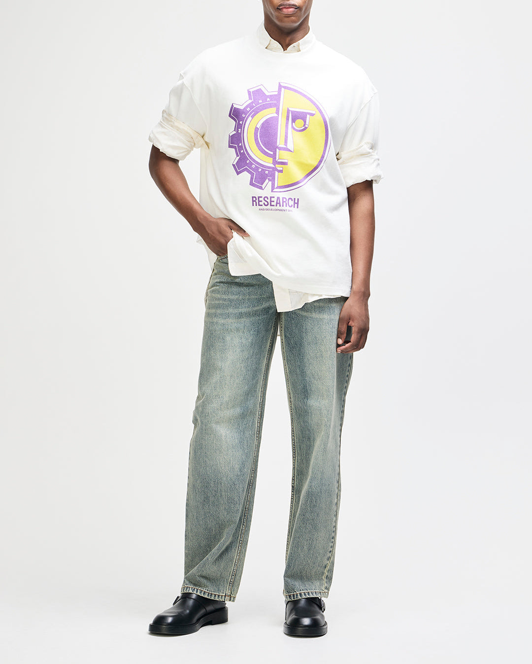 Utility Os Tee - Vintage White - Deus Ex Machina