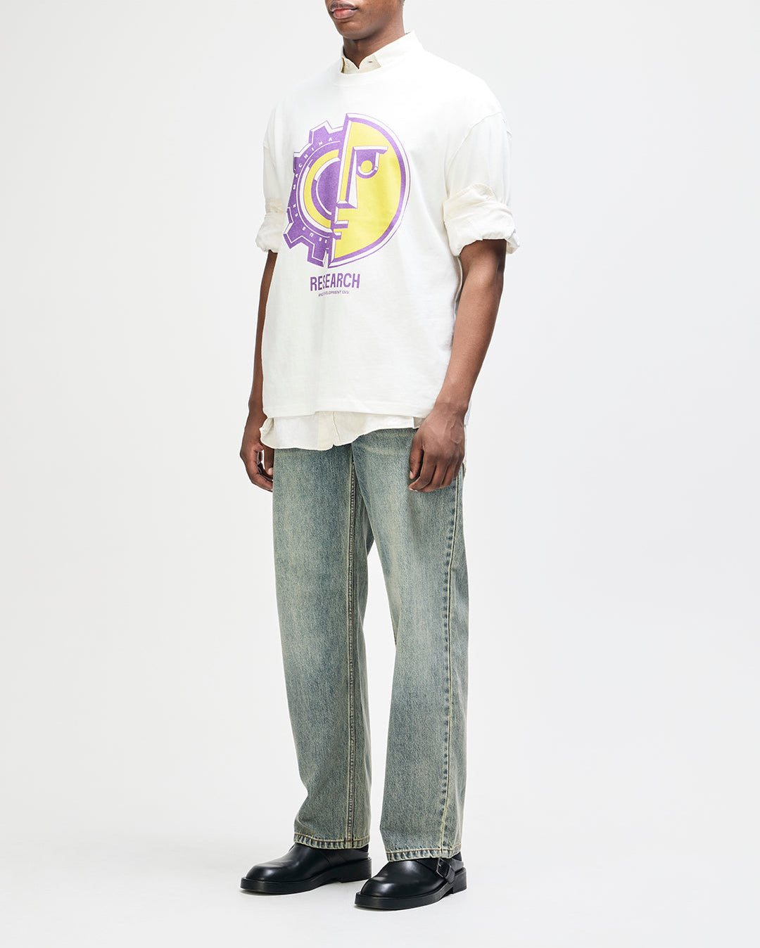 Utility Os Tee - Vintage White - Deus Ex Machina