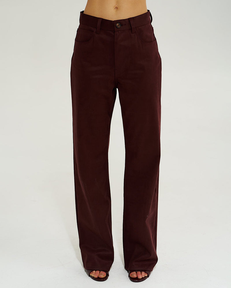 Vegan Suede Jean - Syrah - Summi Summi