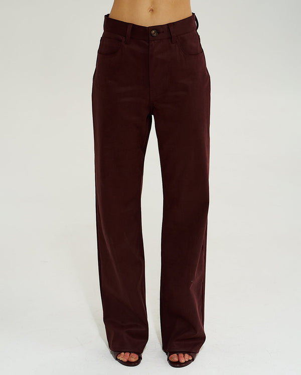 Vegan Suede Jean - Syrah - Summi Summi