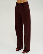 Vegan Suede Jean - Syrah - Summi Summi