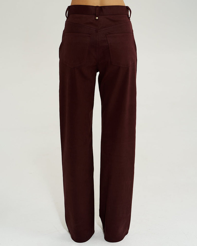 Vegan Suede Jean - Syrah - Summi Summi
