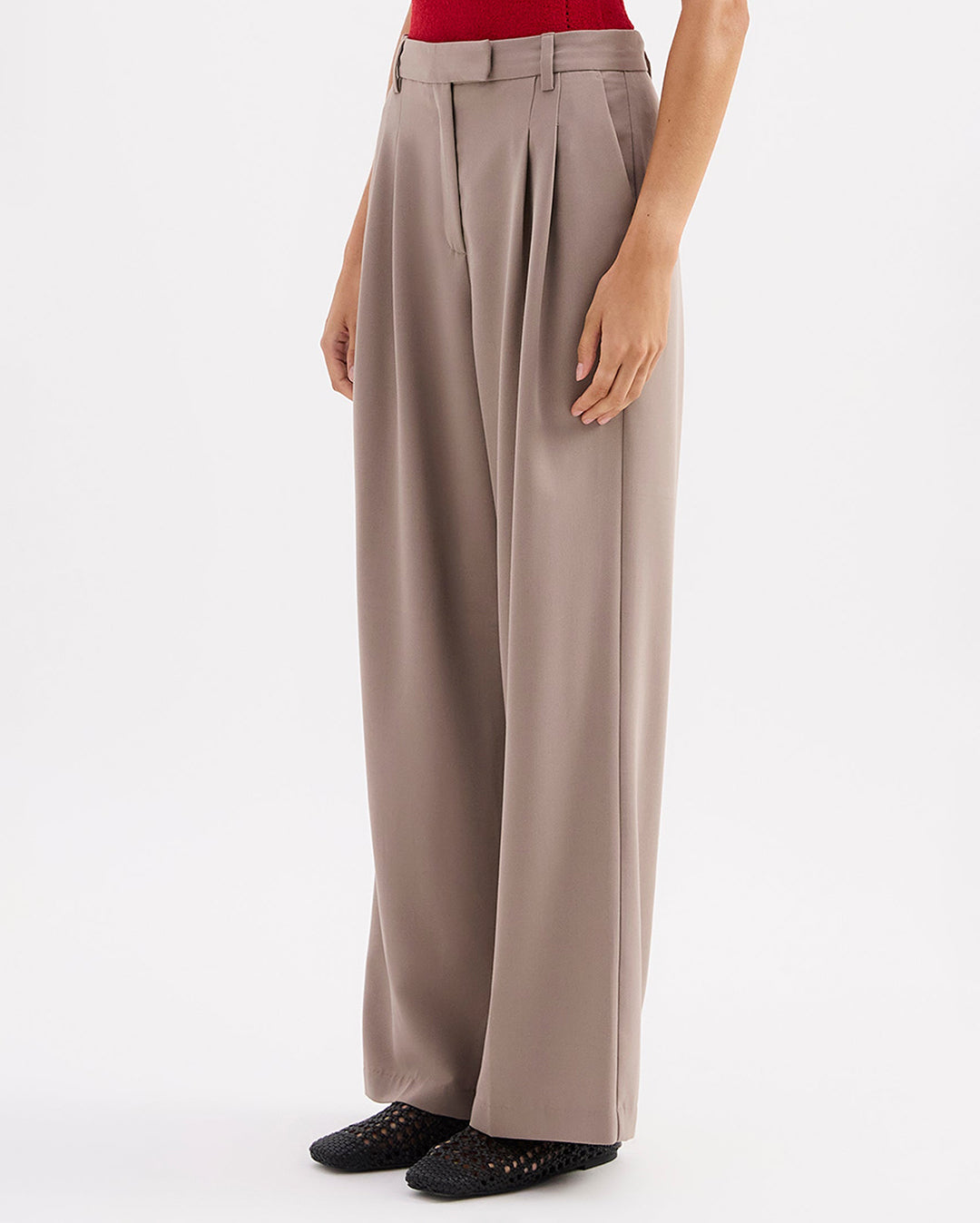 Vera Pant - Porcini - Nude Lucy