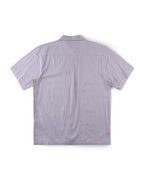 Vivian Boxy Stripe Short Sleeve Shirt - Grey - Former