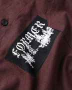 Vivian Engineered Long Sleeve Shirt - Bark - Former
