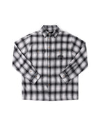 Vivian Flannel Long Sleeve Shirt - Grey - Former