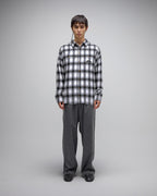 Vivian Flannel Long Sleeve Shirt - Grey - Former