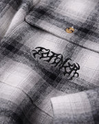 Vivian Flannel Long Sleeve Shirt - Grey - Former
