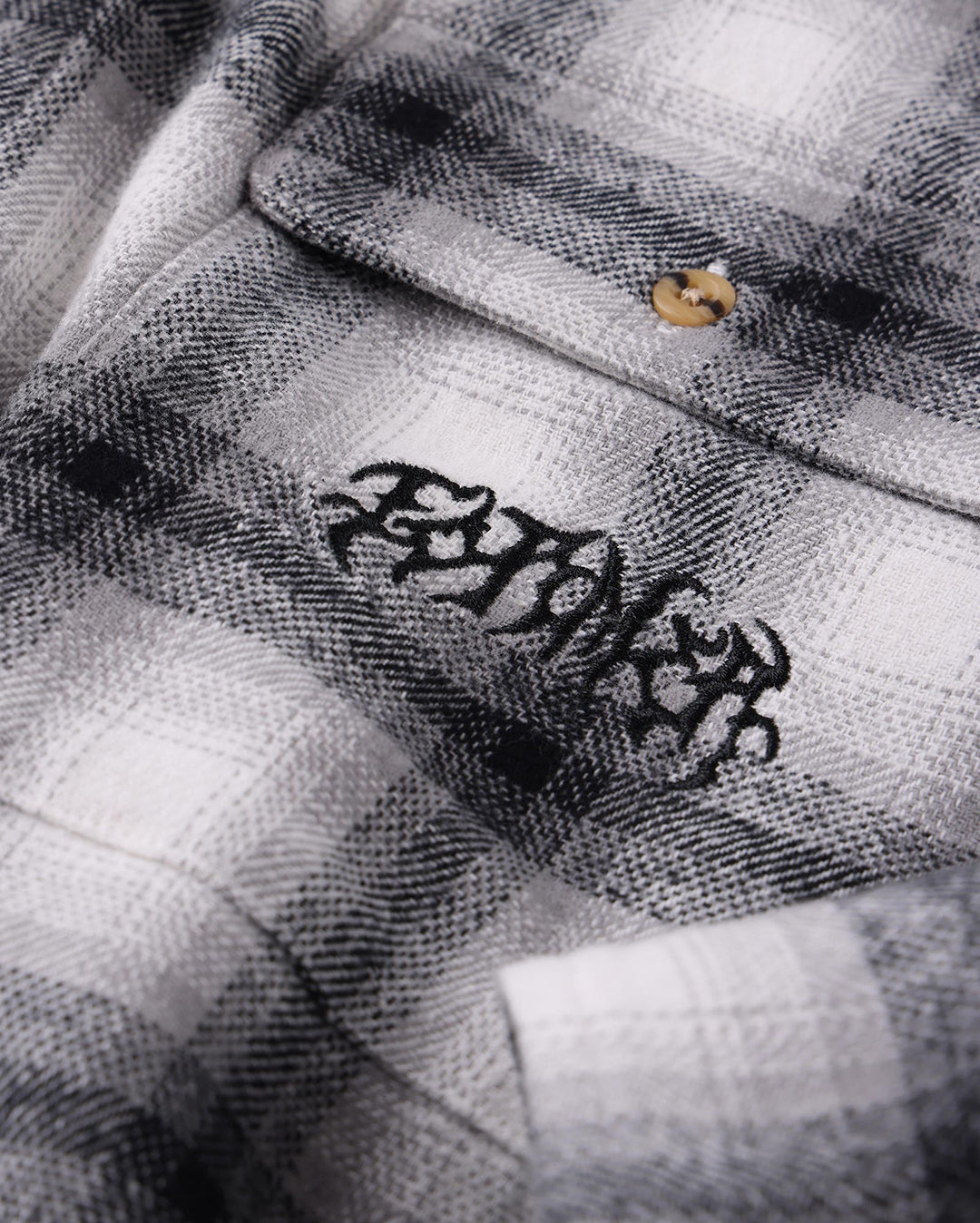 Vivian Flannel Long Sleeve Shirt - Grey - Former