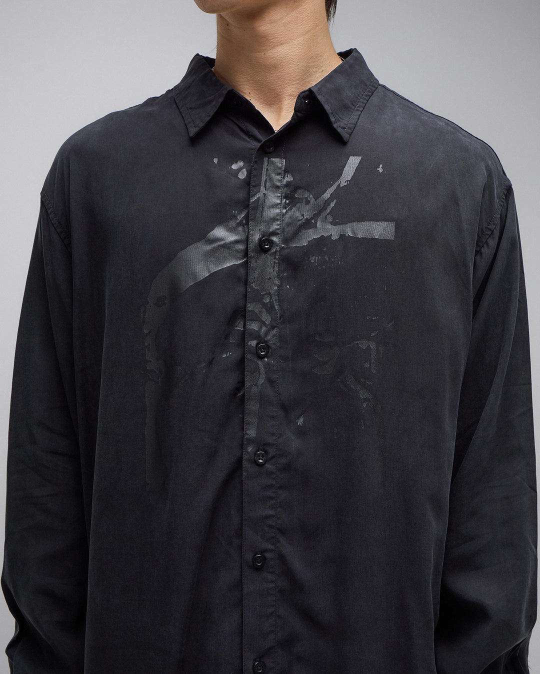 Vivian Long Sleeve Shirt - Black - Former