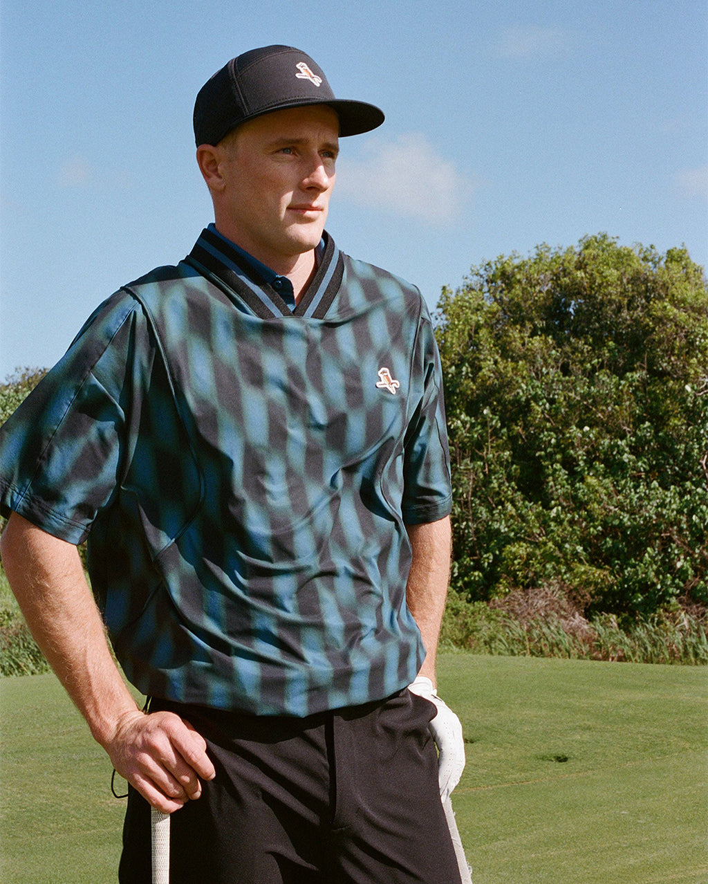 Walker All Weather Pullover - Midnight Check - Walker Golf Things