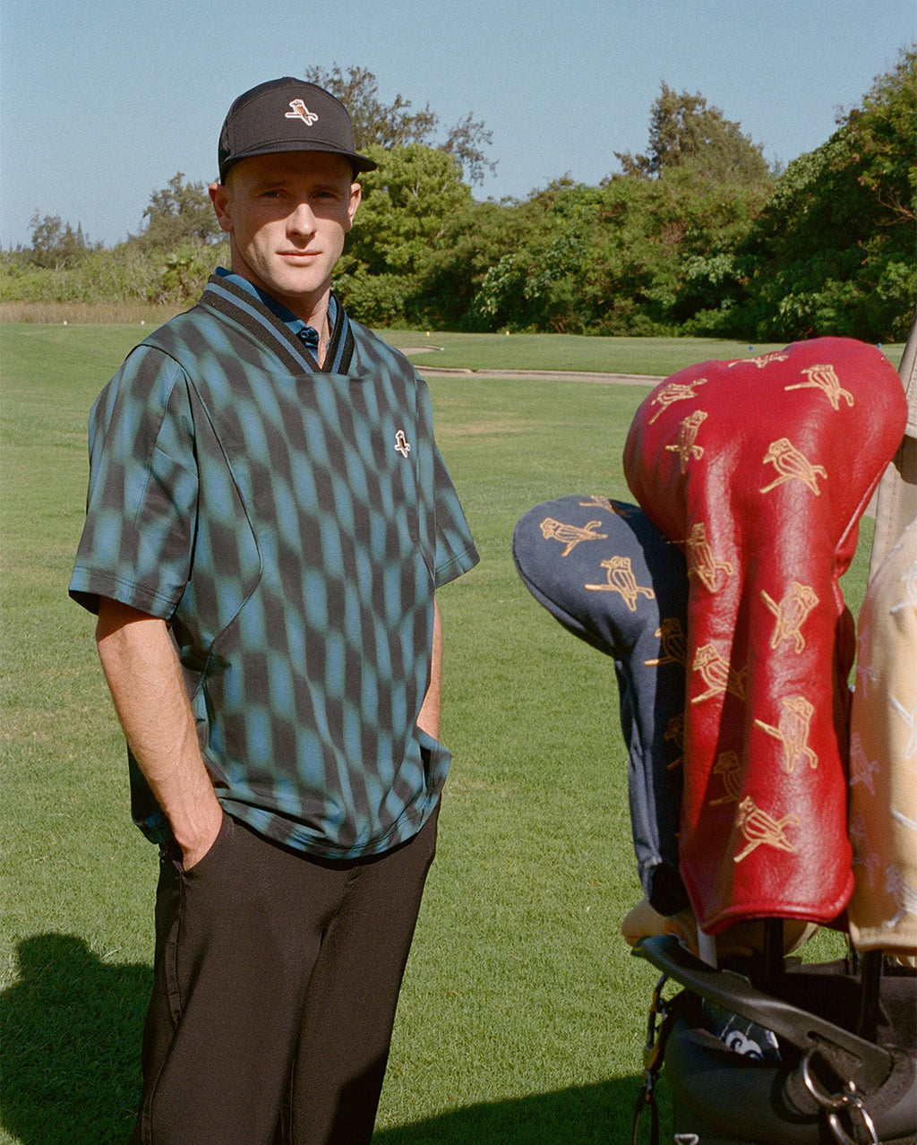 Walker All Weather Pullover - Midnight Check - Walker Golf Things