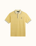 Walker Featherlite Kooka Polo - Lemon Check - Walker Golf Things