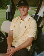 Walker Featherlite Kooka Polo - Lemon Check - Walker Golf Things