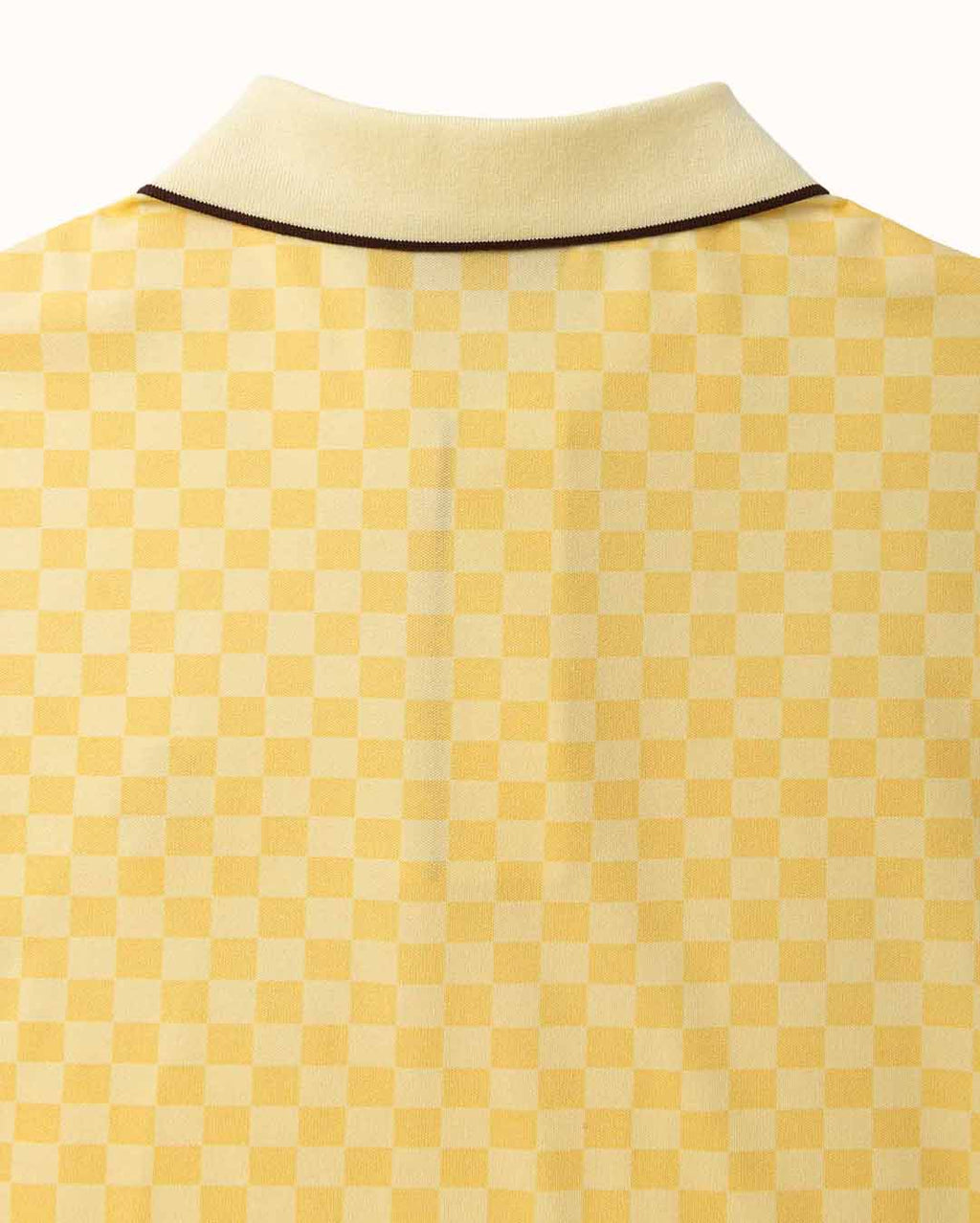 Walker Featherlite Kooka Polo - Lemon Check - Walker Golf Things